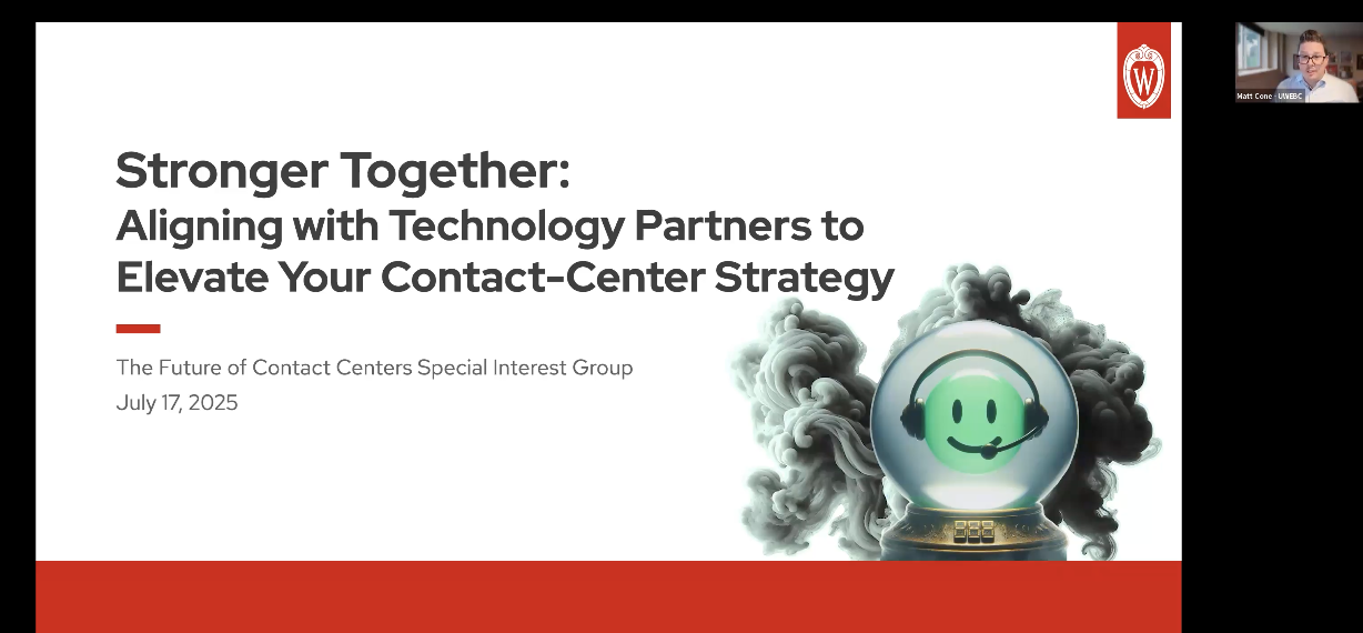 1. Full Event Recording: Stronger Together: Aligning with Technology Partners to Elevate Your Contact-Center Strategy thumbnail